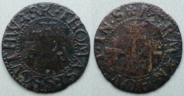 St. Thomas's, Ferman Hoult farthing token St. Thomas's, Ferman Hoult farthing token